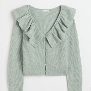 H&M Mint Green cardigan size M